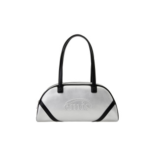 WIDE VINTAGE TOTE BAG-SILVER