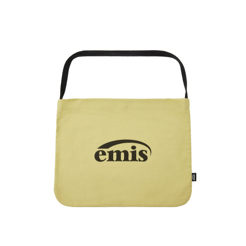 NEW LOGO COTTON ECO BAG-MUSTARD