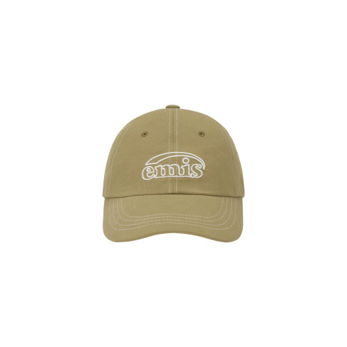 WHITE STITCH BALL CAP-KHAKI BEIGE