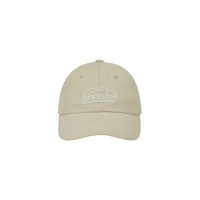 WHITE STITCH BALL CAP-LIGHT BEIGE