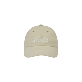 WHITE STITCH BALL CAP-LIGHT BEIGE