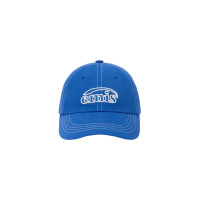 WHITE STITCH BALL CAP-BLUE