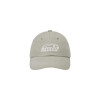 WHITE STITCH BALL CAP-GRAY