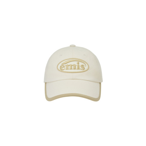 BEIGE TRIMMING BALL CAP-CREAM