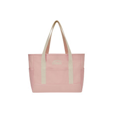CANVAS SHOULDER BAG-LIGHT PINK