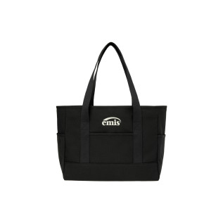 CANVAS SHOULDER BAG-BLACK