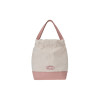 CANVAS TOTE BUCKET BAG-PINK