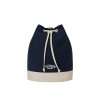 CANVAS MARINE BAG-NAVY/IVORY