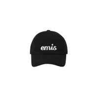 APPLIQUE BALL CAP-BLACK
