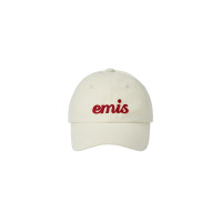 APPLIQUE BALL CAP-CREAM
