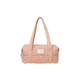 MESH MEDIUM DUFFLE BAG-PEACH