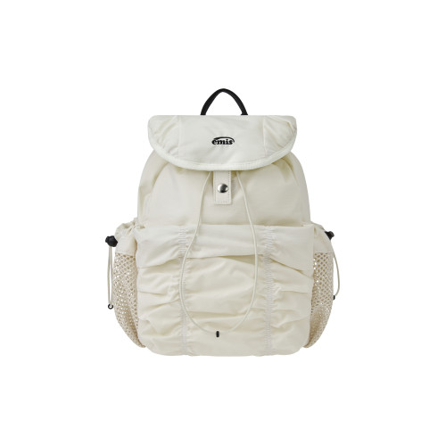 SHIRRING BACKPACK-IVORY