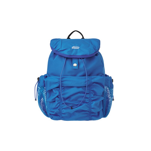 SHIRRING BACKPACK-BLUE