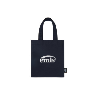 SILVER LOGO MINI ECO BAG-NAVY
