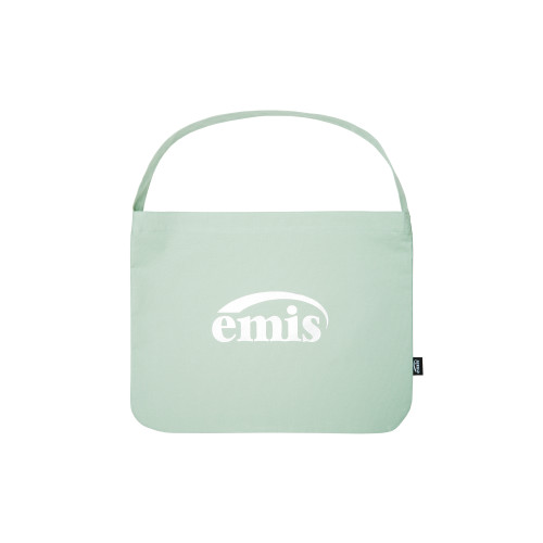 SILVER LOGO ECO BAG-MINT