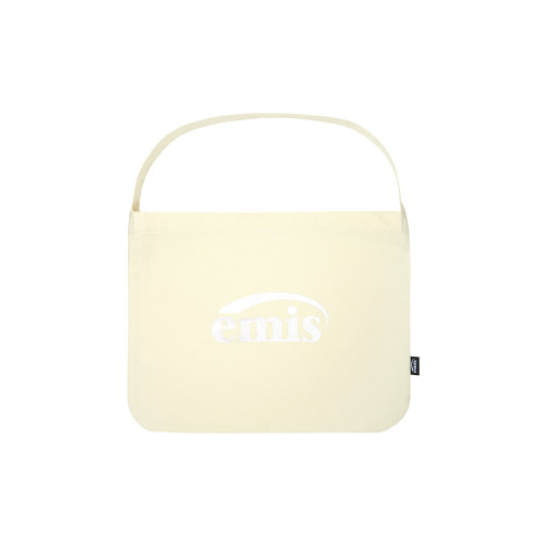 SILVER LOGO ECO BAG-CREAM