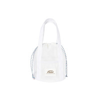 MESH BUCKET BAG-WHITE