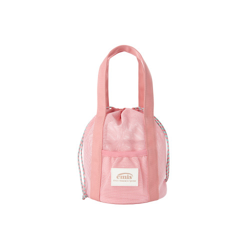 MESH BUCKET BAG-PINK