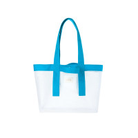 MESH SHOPPER BAG-WHITE