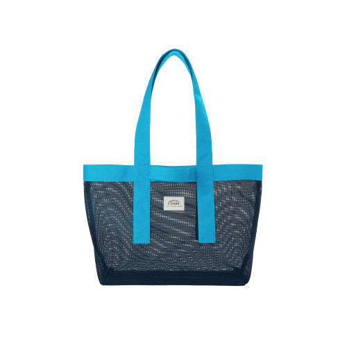 MESH SHOPPER BAG-NAVY