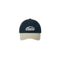 NEW LOGO MIX BALL CAP(RENEWAL)-BEIGE/NAVY