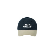 NEW LOGO MIX BALL CAP(RENEWAL)-BEIGE/NAVY