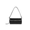 EMBOSSED BARREL BAG-BLACK