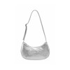 EMBOSSED MINI BAG-SILVER