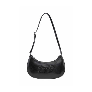 EMBOSSED MINI BAG-BLACK