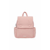 NYLON PADDED BACKPACK-PINK