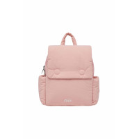 NYLON PADDED BACKPACK-PINK