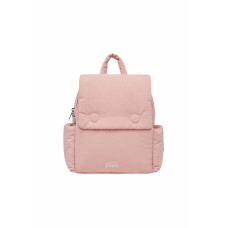 NYLON PADDED BACKPACK-PINK