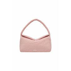 NYLON PADDED SHOULDER BAG-PINK