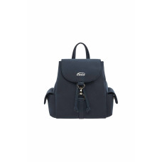 SUEDE BACKPACK-NAVY