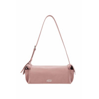 SUEDE SHOULDER BAG-PINK