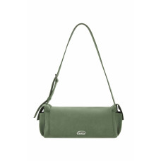 SUEDE SHOULDER BAG-GREEN