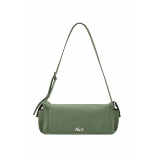 SUEDE SHOULDER BAG-GREEN