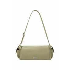 SUEDE SHOULDER BAG-BEIGE