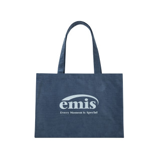 CORDUROY ECO BAG-BLUE