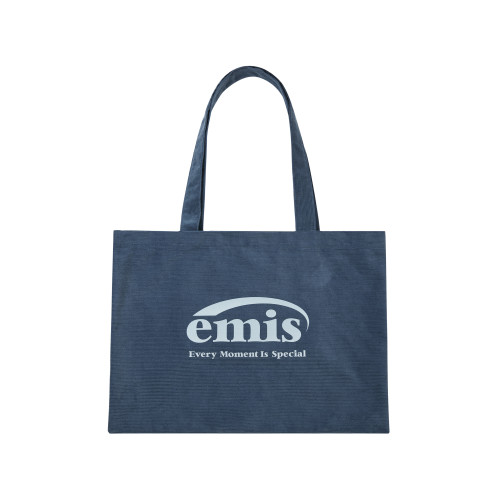CORDUROY ECO BAG-BLUE