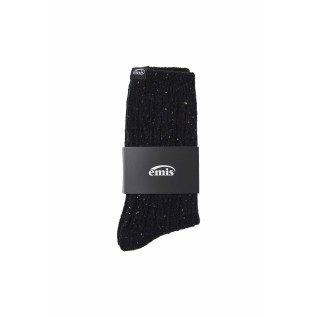 (WOMENS) NEP CABLE SOCKS-BLACK
