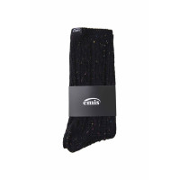 (MENS) NEP CABLE SOCKS-BLACK
