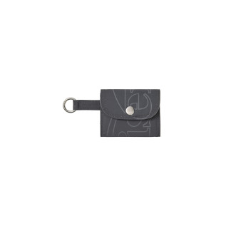 OUT LINE LOGO CARD HOLDER-DARK GRAY
