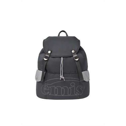 OUT LINE LOGO BACKPACK-DARK GRAY
