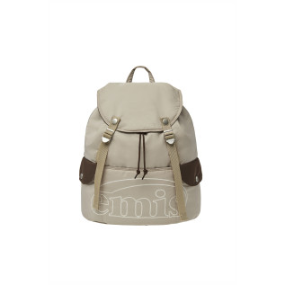 OUT LINE LOGO BACKPACK-BEIGE