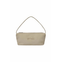 CORDUROY DAILY LONG HOBO BAG-BEIGE