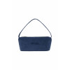 CORDUROY DAILY LONG HOBO BAG-NAVY