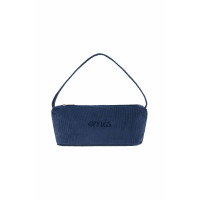 CORDUROY DAILY LONG HOBO BAG-NAVY