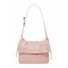 JERSEY FOLDING CROSSBODY BAG-PINK