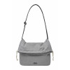 JERSEY FOLDING CROSSBODY BAG-GRAY